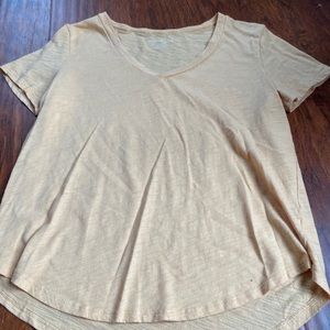 yellow american eagle vneck